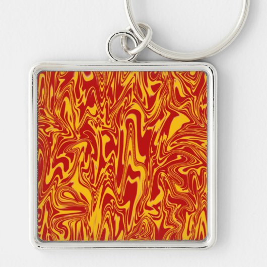 Abstracte wervelkolom sleutelhanger (Voorkant)