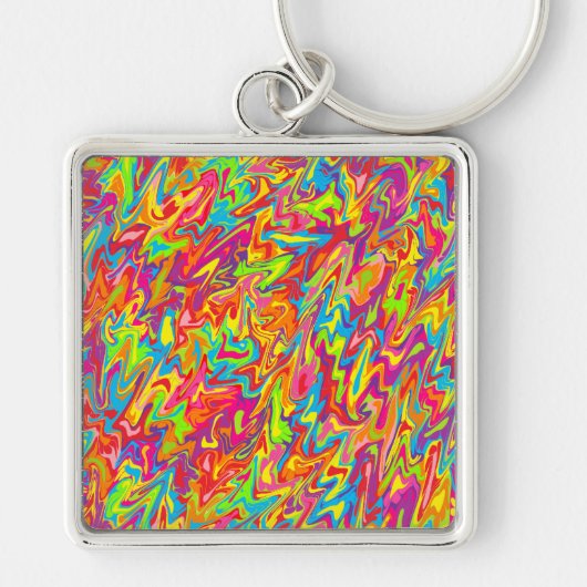 Abstracte wervelkolom sleutelhanger (Voorkant)