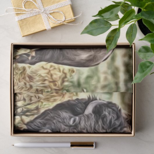 Abstracte Westerne buffel Tissuepapier (Geschenk)