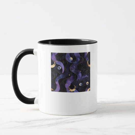 Abstracte Whimsigoth Pattern Classic Mok (Links)