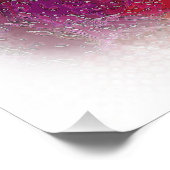 Abstracte White Star Perfect Poster (Hoek)