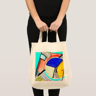 Abstracte wielCanvas tas