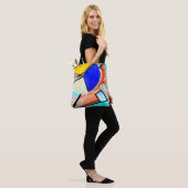 Abstracte wielCanvas tas (Op model)