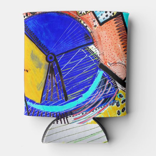 Abstracte wielKoelbox Blikjeskoeler (Voorkant)