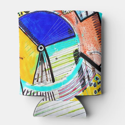 Abstracte wielKoelbox Blikjeskoeler (Achterkant)