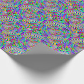 abstracte wieltjes en pinnen cadeaupapier (Hoek)