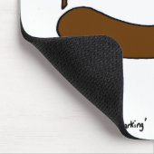 Abstracte Wiener Dog Mousepad Muismat (Hoek)