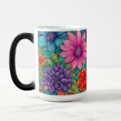 Abstracte wilde bloemen #23 - magische mok (Links)