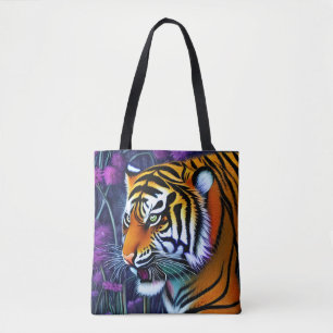Abstracte Wilde Majestic Predator Tiger Draagtas