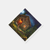 Abstracte Wilderness Little Cabin Servet (Hoek)