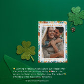 Abstracte Wildflower Chic Bold Bright Boho bruilof Kaart