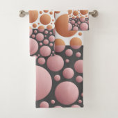 Abstracte Willekeurige Cirkels Bad Handdoek (Insitu)