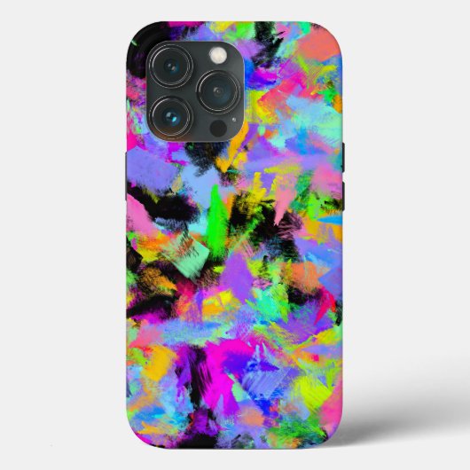 Abstracte willekeurige verf-kleurenexplosie in ber Case-Mate iPhone case (Achterkant)
