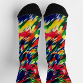 Abstracte winderige zomerdag sokken (Top)