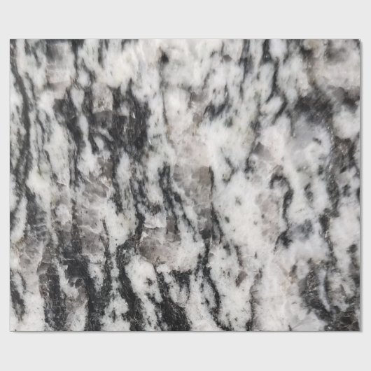 Abstracte witte en zwarte vlekken paspoorthouder cadeaupapier (Vlak)