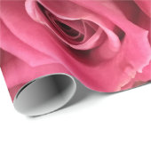 Abstracte witte rozen Tuin Elegant Floral Wrappin Cadeaupapier (Rol Hoek)