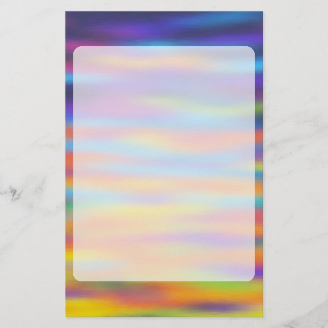 Abstracte woestijn - Sunset Sky Artwork (Voorkant)