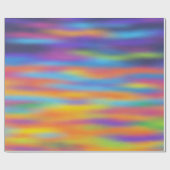 Abstracte woestijn - Sunset Sky Artwork Cadeaupapier (Vlak)