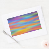 Abstracte woestijn - Sunset Sky Artwork Rechthoekige Sticker (Envelop)