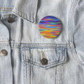 Abstracte woestijn - Sunset Sky Artwork Ronde Button 5,7 Cm (In situ)
