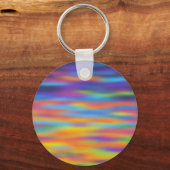 Abstracte woestijn - Sunset Sky Artwork Sleutelhanger (Voorkant)