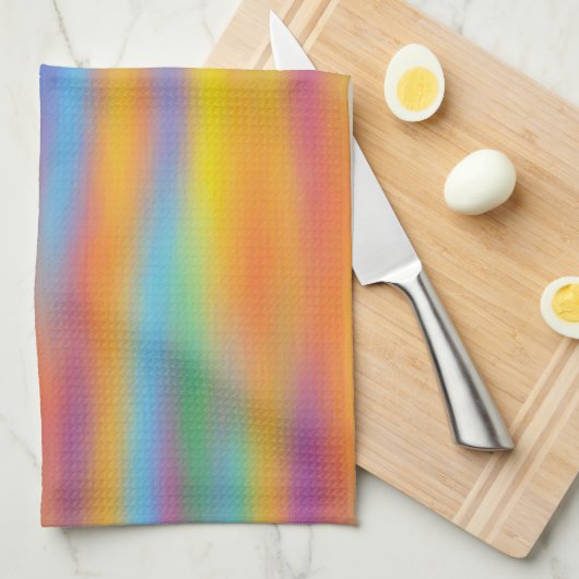 Abstracte woestijn - Sunset Sky Artwork Theedoek (Quarter Fold)