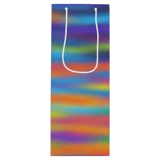 Abstracte woestijn - Sunset Sky Wijn Cadeautas (Voorkant)