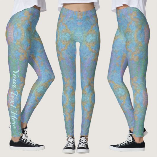 Abstracte wolken 2338 leggings