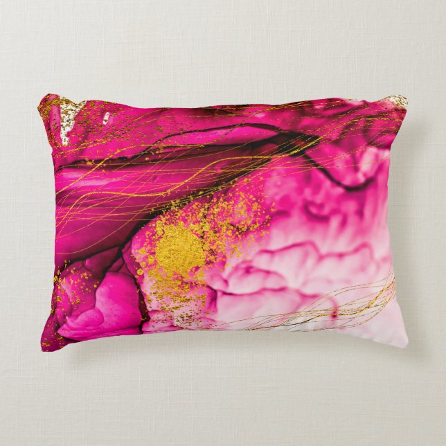 Abstracte wolken-ART. Transparante creativiteit. M Accent Kussen (Voorkant)