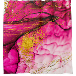 Abstracte wolken-ART. Transparante creativiteit. M Douchegordijn