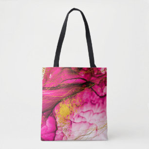 Abstracte wolken-ART. Transparante creativiteit. M Draagtas