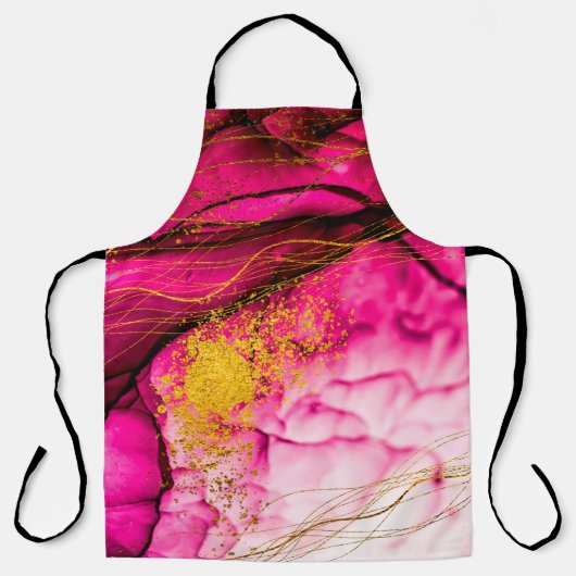 Abstracte wolken-ART. Transparante creativiteit. M Schort (Voorkant)