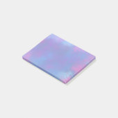 Abstracte wolken in roze Paars en blauw Post-it® Notes (Schuin)