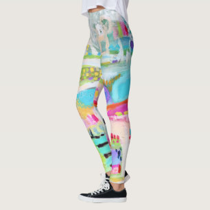 Abstracte wolken leggings