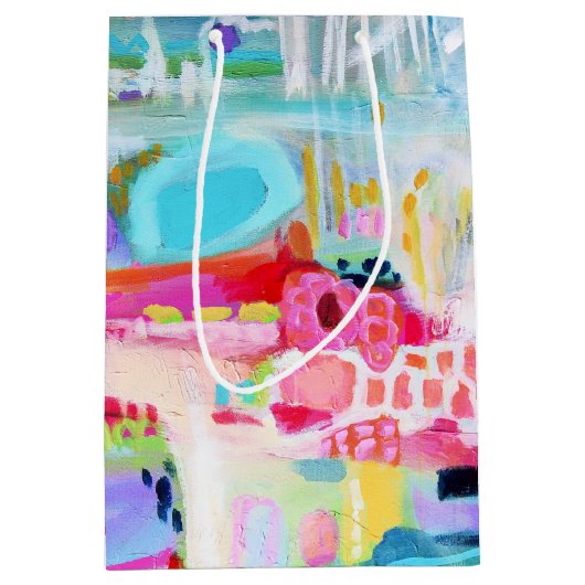 Abstracte wolken medium cadeauzakje (Voorkant)