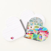 Abstracte wolken notitieboek (Binnen)