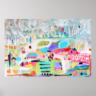 Abstracte wolken poster