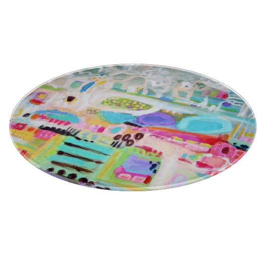 Abstracte wolken snijplank (Hoek)