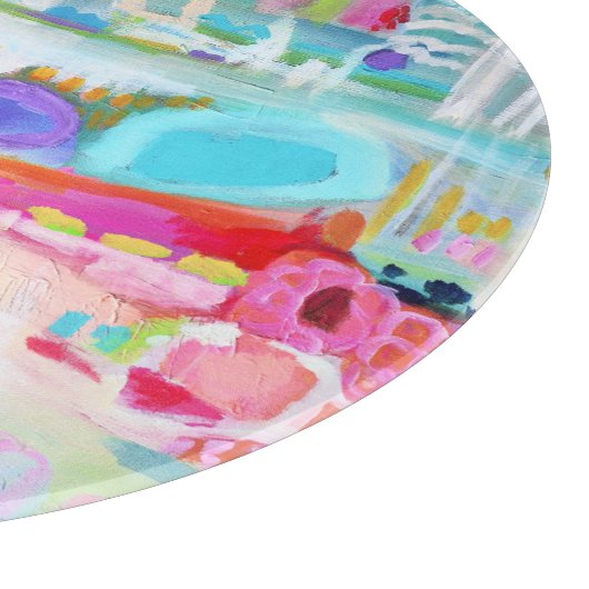 Abstracte wolken snijplank (Hoek)