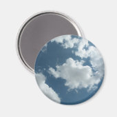 Abstracte wolkenluchtfotografie magneet (Voorkant / Achterkant)