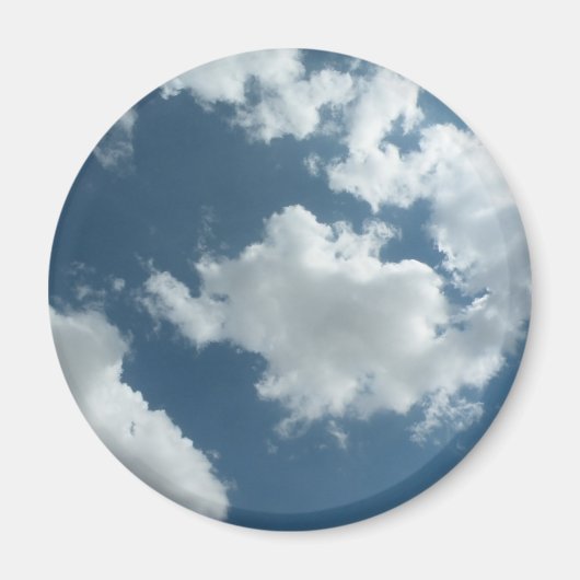 Abstracte wolkenluchtfotografie magneet (Voorkant)