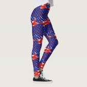 Abstracte Yoga Lady Leggings (Rechts)