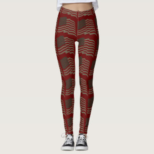 Abstracte Yoga Lady Leggings