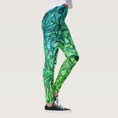Abstracte Yoga Pants Leggings (Rechts)