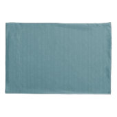 Abstracte Zachte Huiden Blauwgroen Kussensloop (Achterkant-Links)