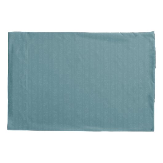 Abstracte Zachte Huiden Blauwgroen Kussensloop (Achterkant-Links)