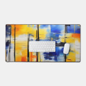 Abstracte zachtheid bureaumat (Keyboard & Muis)