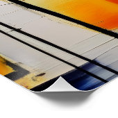 Abstracte zachtheid perfect poster (Hoek)