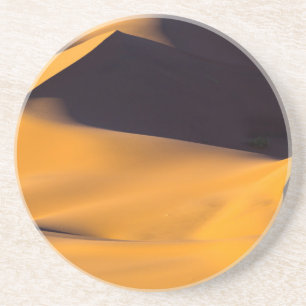 Abstracte zandduin zandsteen onderzetter