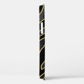 Abstracte zebra gestreept. Afdrukafbeelding van di Case-Mate iPhone Case (Achterkant / Rechts)